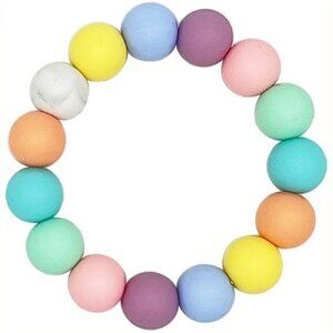 Silicone Beaded Elastic Bracelet Summer Beach